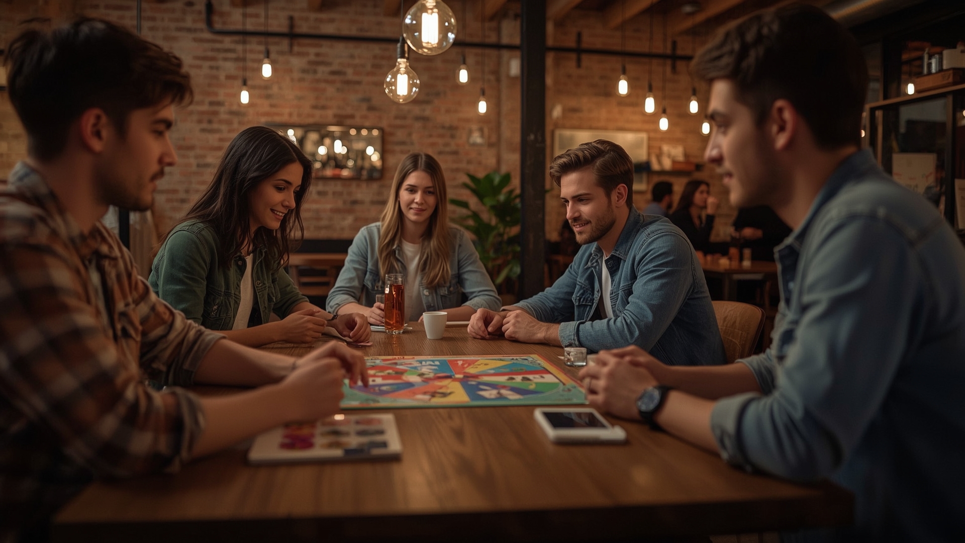 People enjoying financial education games